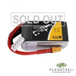 Tattu 450mAh 4S1P 75C 14.8V Lipo Battery Pack with XT30 plug
